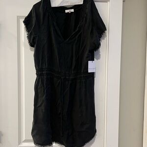 Bella Dahl Black Short Sleeve Dress